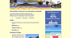 Desktop Screenshot of frankrijkonderweg.nl
